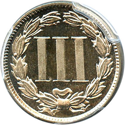 image for: 1885 3cN PCGS Proof 66 Cameo