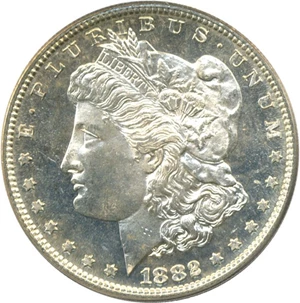 image for: 1882-S $1 PCGS/CAC MS64 PL OGH