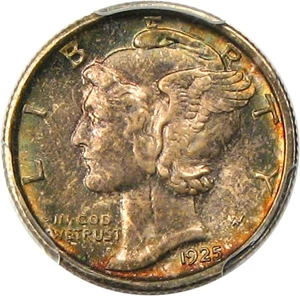 image for: 1925-S 10c PCGS MS65 FB