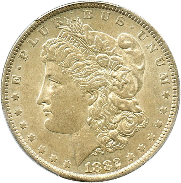 image for: 1882-O/S $1 PCGS AU55 (Weak)