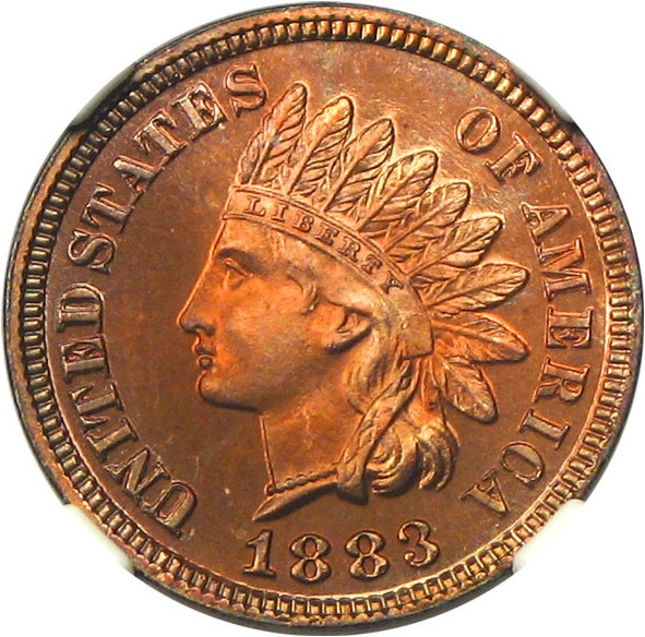 image for: 1883 1c NGC Proof 65 RB