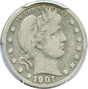 image for: 1901-O 25c PCGS VG-8
