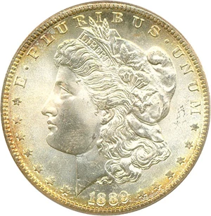 image for: 1889-S $1 PCGS/CAC MS66