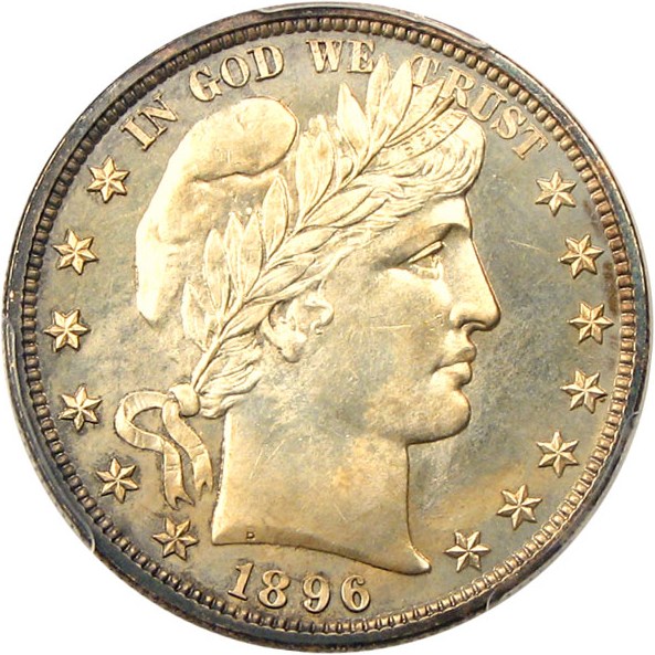 image for: 1896 50c PCGS Proof 64
