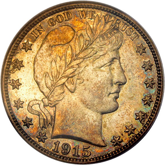 image for: 1915 50c PCGS Proof 64