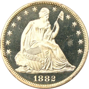 image for: 1882 50c PCGS Proof 65 Cameo