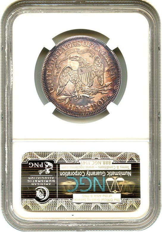 image for: Pattern: 1865 50c NGC Proof 64 (Judd-429)
