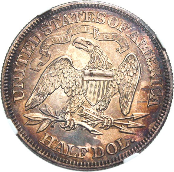 image for: Pattern: 1865 50c NGC Proof 64 (Judd-429)