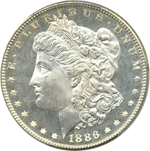 image for: 1886 $1 PCGS MS66 DMPL