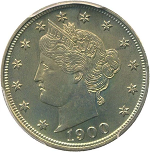 image for: 1900 5c PCGS/CAC Proof 66