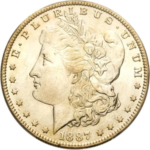 image for: 1887/6-O $1 PCGS MS64