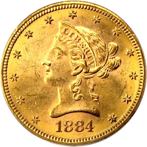 image for: 1884-S $10 PCGS/CAC MS63 - Tied for Finest