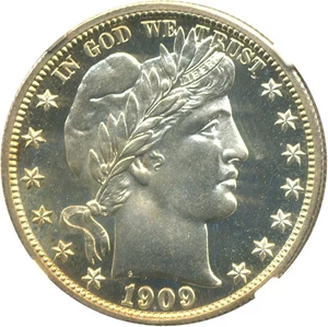 image for: 1909 50c NGC Proof 65 Cameo