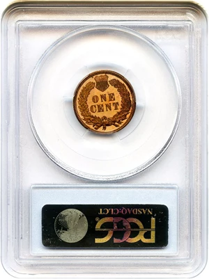 image for: 1880 1c PCGS/CAC Proof 66 RD Cameo * Tied for Finest Cameo at CAC *
