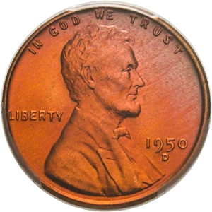 image for: 1950-D 1c PCGS/CAC MS67 RD * Tied for Finest at PCGS & CAC *