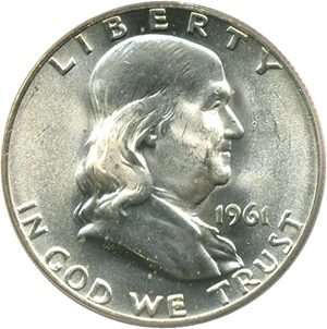image for: 1961-D 50c PCGS MS64 FBL