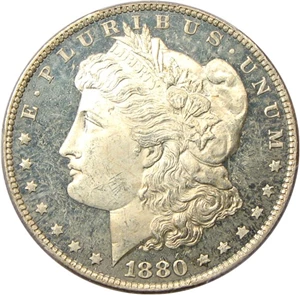 image for: 1880-O $1 PCGS MS64 DMPL - Rare DMPL Morgan