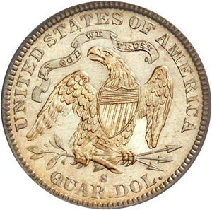 image for: 1878-S 25c PCGS/CAC MS64 - San Francisco Mint Rarity
