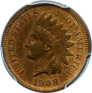 image for: 1908-S 1c PCGS/CAC MS63 RB