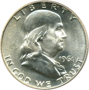 image for: 1961-D 50c PCGS/CAC MS65 FBL
