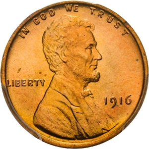 image for: 1916 1c PCGS/CAC MS67 RD * Tied for Finest at CAC *