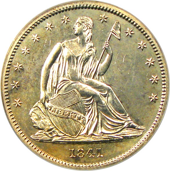 image for: 1841 50c PCGS Proof 61 - One of 5-6 Known -- Only 1 Finer @ PCGS