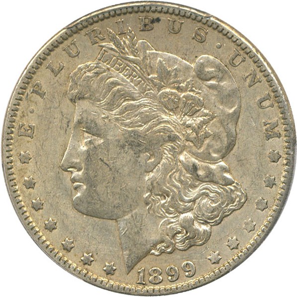 image for: 1899-O $1 PCGS XF40 (Micro O)