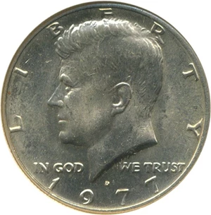 image for: 1977-D 50c NGC MS65 (Double Die Obverse, VP-001)