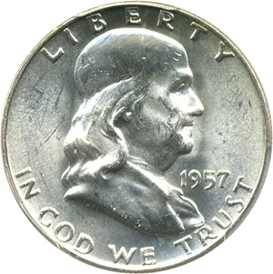 image for: 1957-D 50c PCGS MS64