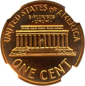 image for: 1970-S 1c NGC Proof 67 RD (Small Date)