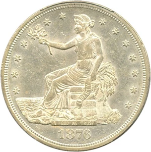 image for: 1876 Trade$ PCGS/CAC AU58