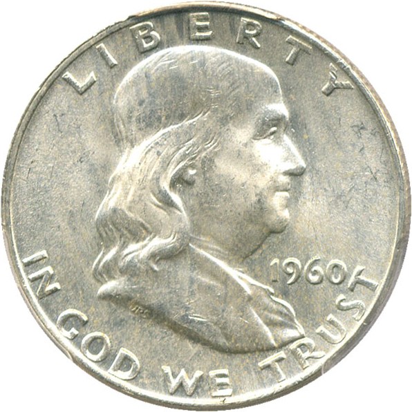 image for: 1960-D 50c PCGS MS64