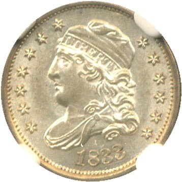 image for: 1833 H10c NGC MS62