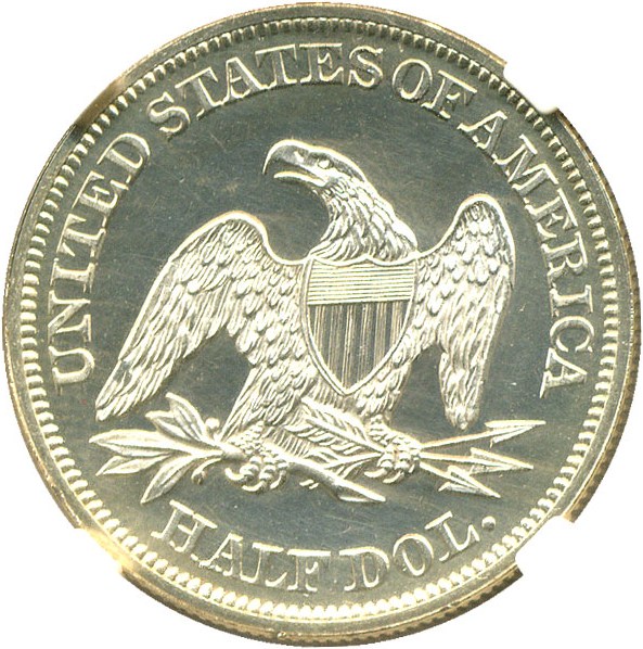 image for: 1859 50c NGC Proof 63