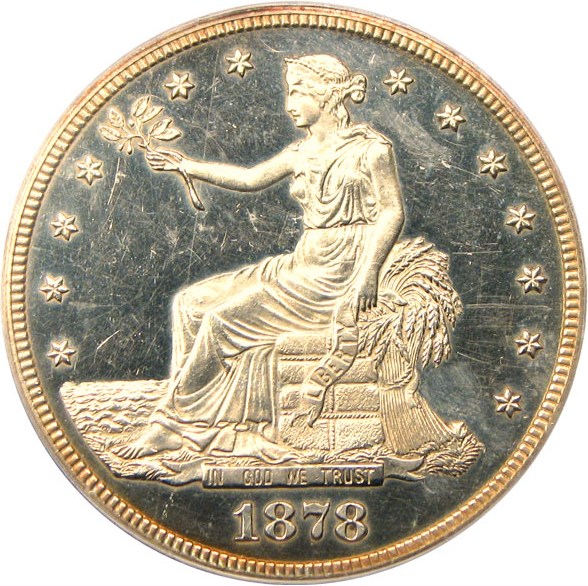 image for: 1878 Trade$ PCGS Proof 62 Cameo