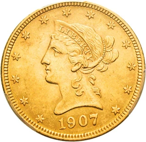 image for: 1907 $10 PCGS MS62 (Liberty)