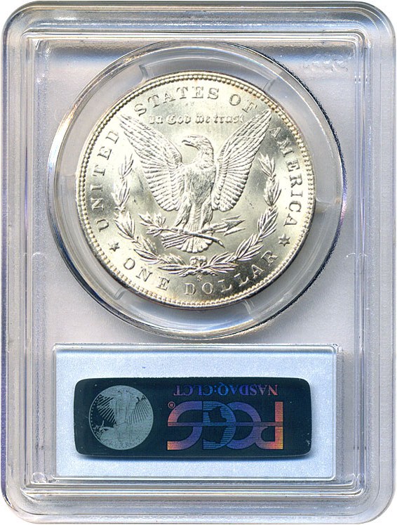 image for: 1896-S $1 PCGS MS63 (VAM 5, S/S) * Hot 50 VAM Variety *