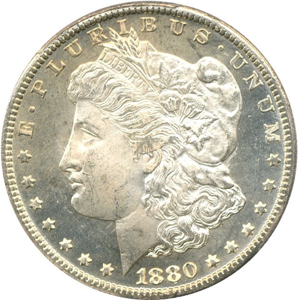 image for: 1880-CC $1 PCGS MS65 PL