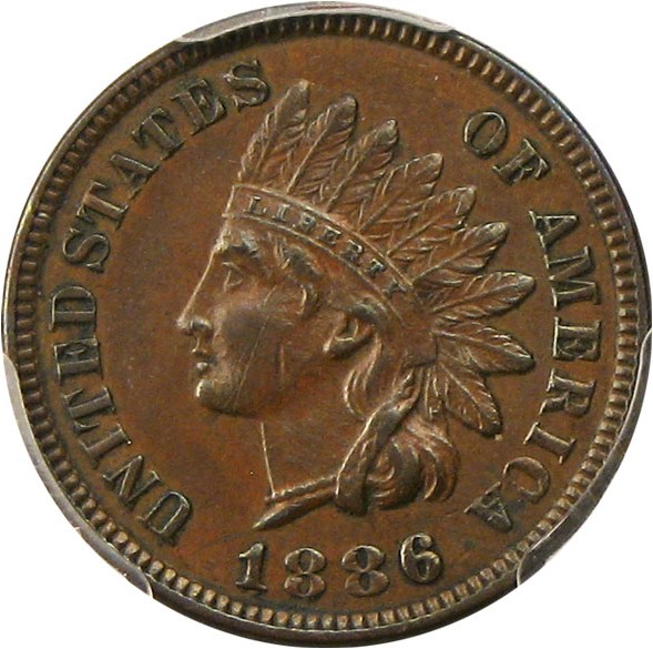 image for: 1886 1c PCGS AU50 (Type 1)