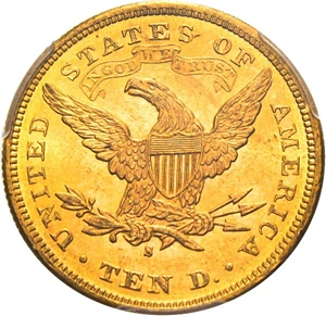 image for: 1880-S $10 PCGS MS63