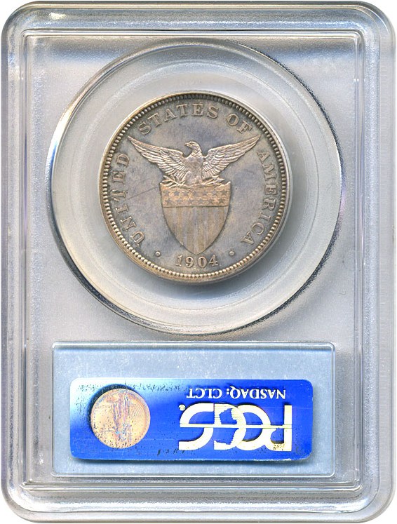 image for: U.S. Philippines: 1904 50 Centavos PCGS MS63