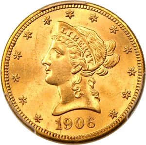 image for: 1906-S $10 PCGS/CAC MS63