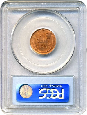 image for: 1918-S 1c PCGS MS65 RD