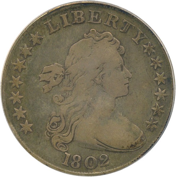 image for: 1802 $1 PCGS F12