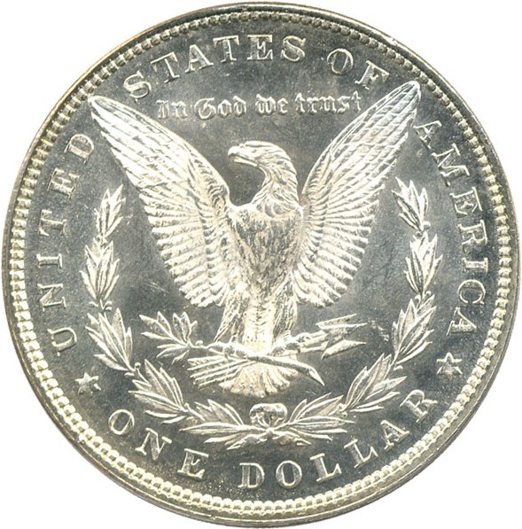 image for: 1881 $1 PCGS MS64 DMPL OGH