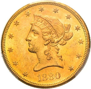 image for: 1880-S $10 PCGS MS63