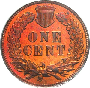 image for: 1895 1c PCGS Proof 65 RB * Eagle Eye Photo Seal *