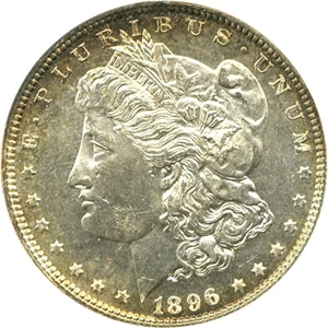 image for: 1896 $1 NGC MS63 DPL