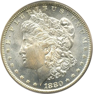 image for: 1880 $1 PCGS MS66