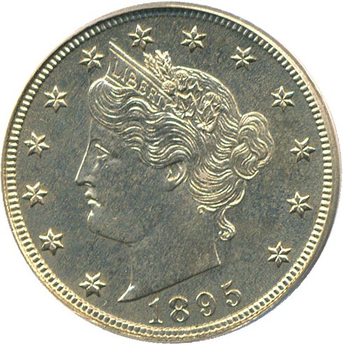 image for: 1895 5c PCGS/CAC Proof 65